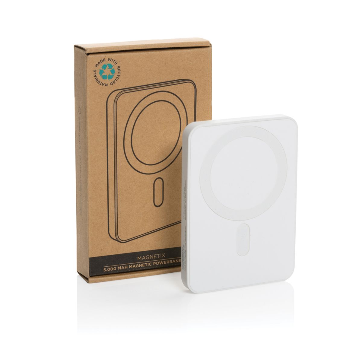 Magnetix Rcs Recycled Plastic 5000 Mah Magnetic Powerbank