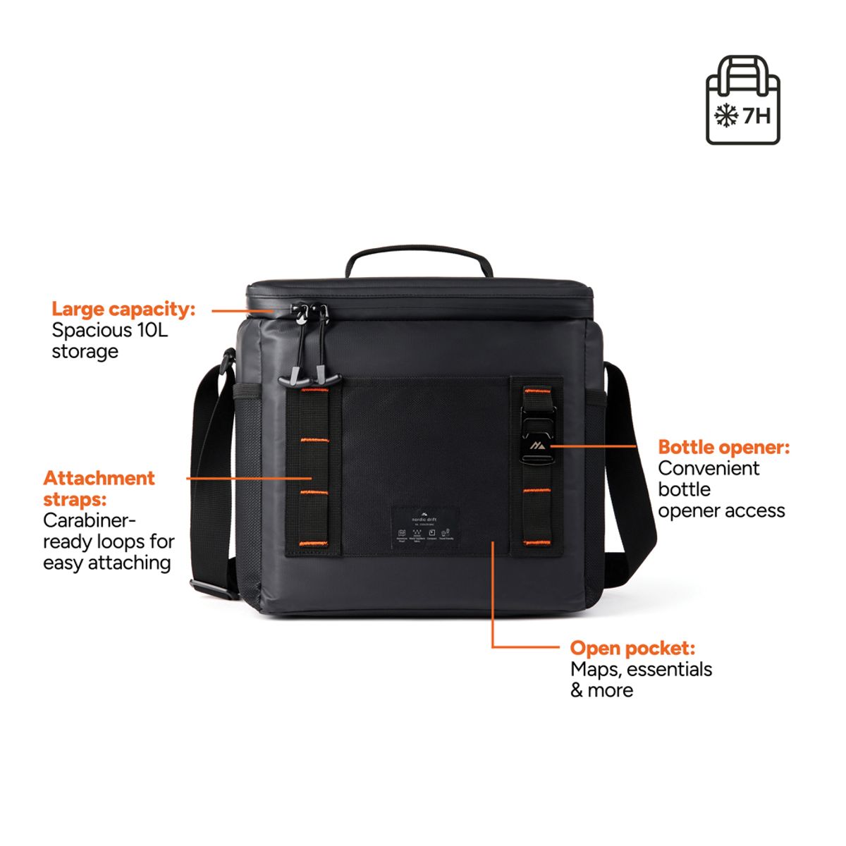 Nordic Drift Storm Rcs Water-Repellent Cooler Bag 10L