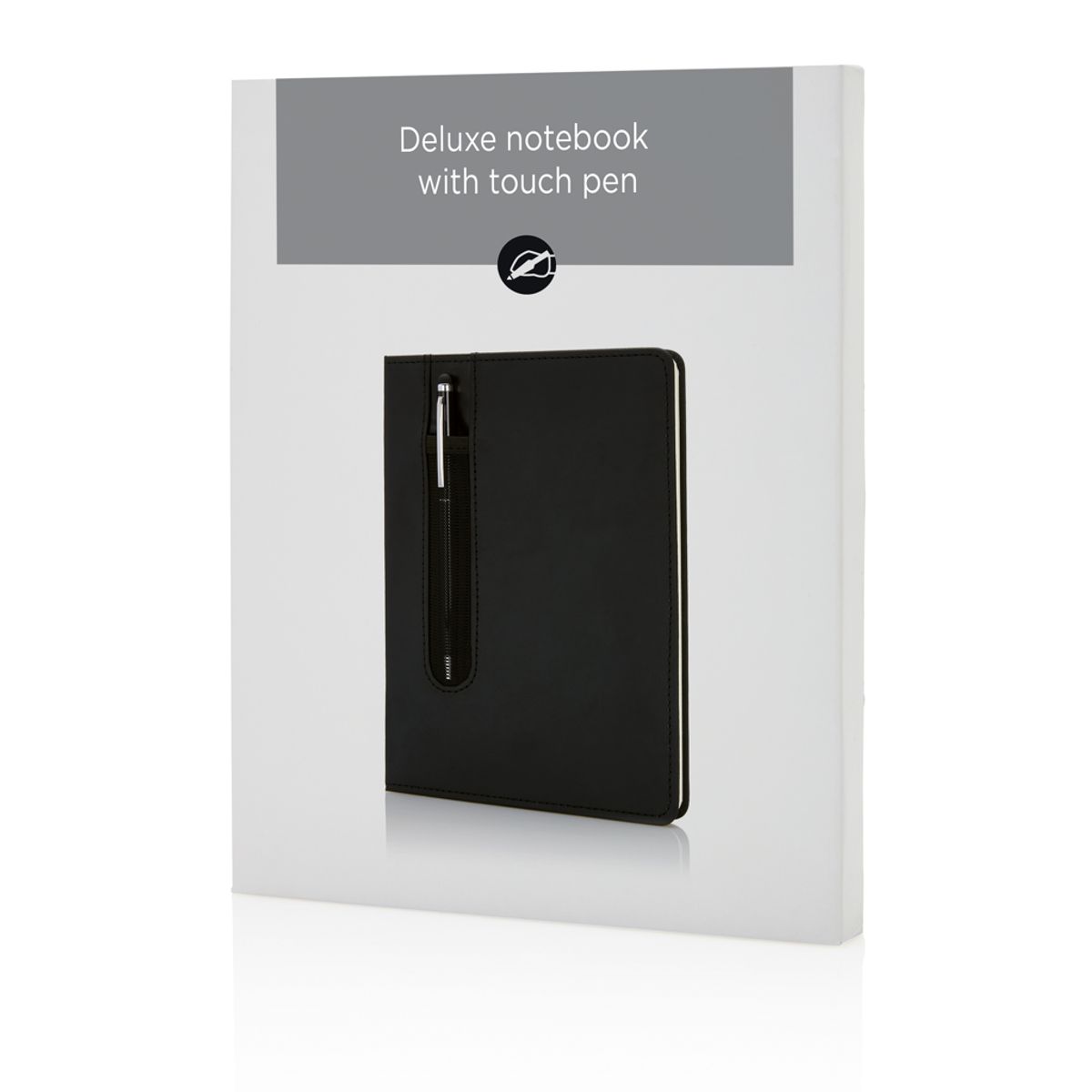 Standard Hardcover Pu A5 Notebook With Stylus Pen