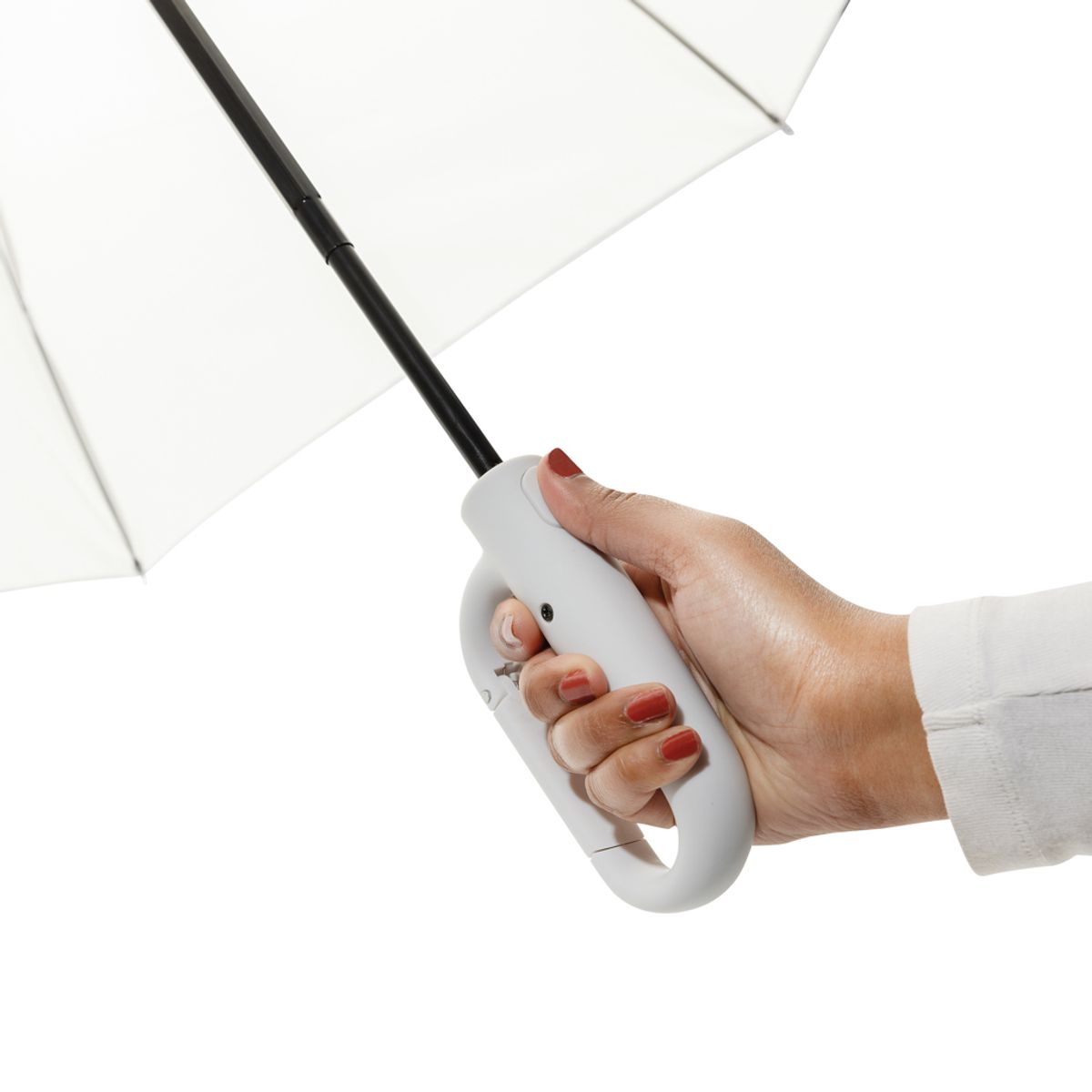 Yara 21" Aware™ Rpet Solid Colour Umbrella With Carabiner