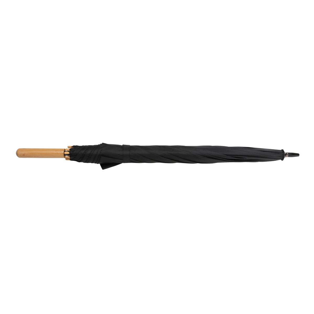 23" Impact Aware™ Rpet 190T Auto Open Bamboo Umbrella