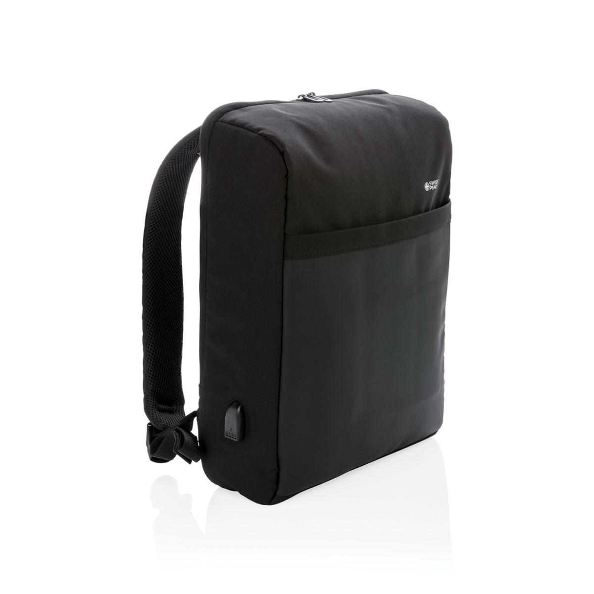 Swiss Peak 15" Anti-Theft Rfid & Usb Backpack Pvc Free