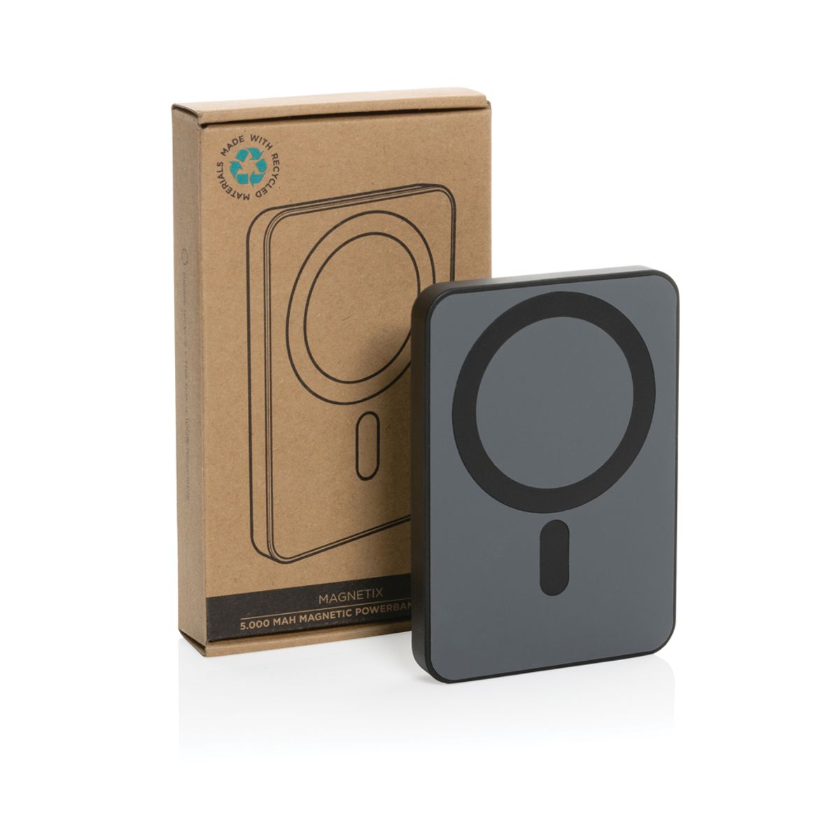 Magnetix Rcs Recycled Plastic 5000 Mah Magnetic Powerbank
