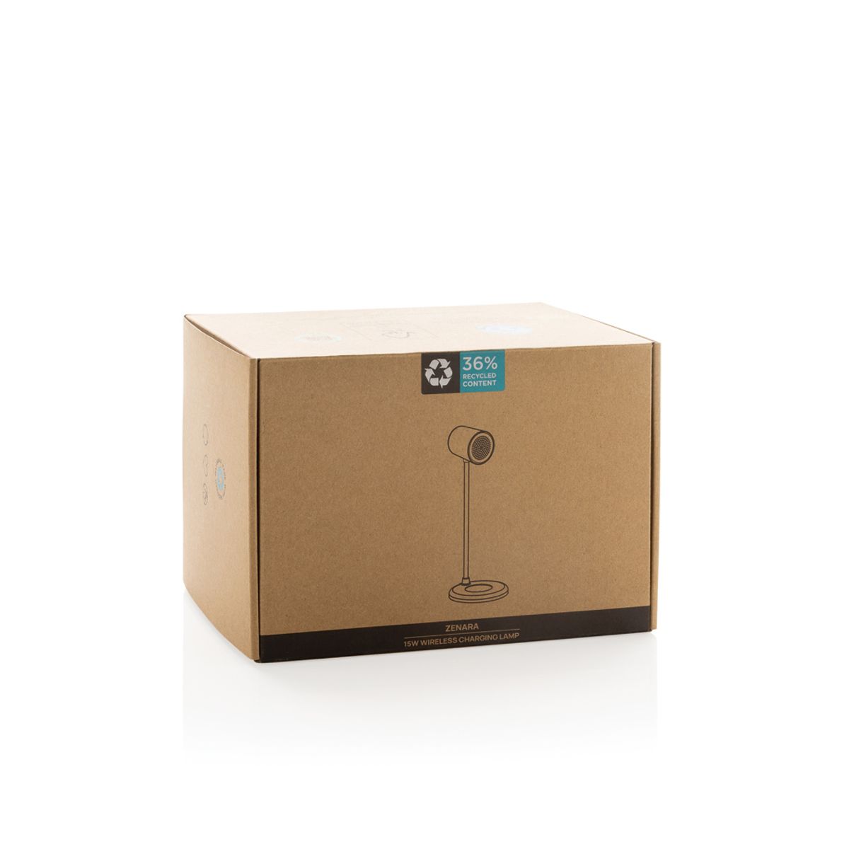 Zenara Rcs Recycled Plastic And Cork 15W Wireless Desk Lamp