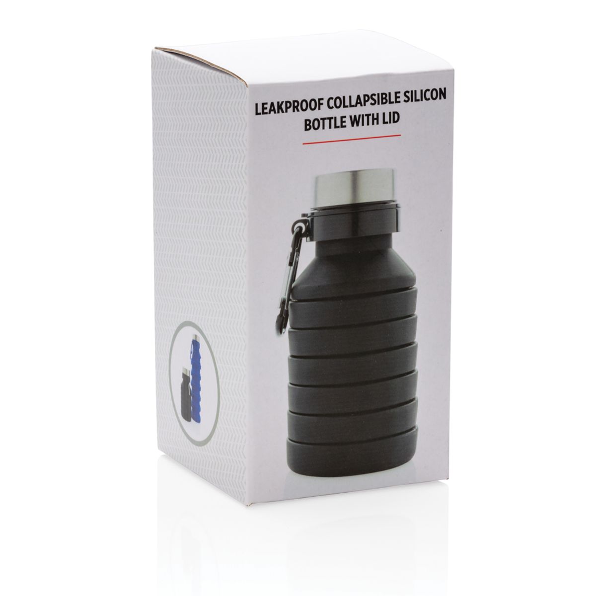 Leakproof Collapsible Silicone Bottle With Lid