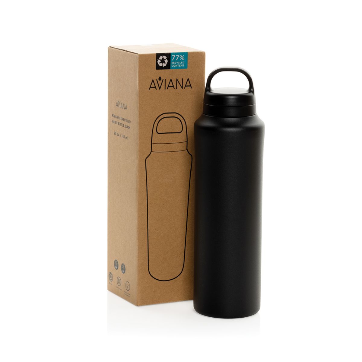 Aviana™ Rowan Rcs pārstrādāta plastmasas pudele 740 ml