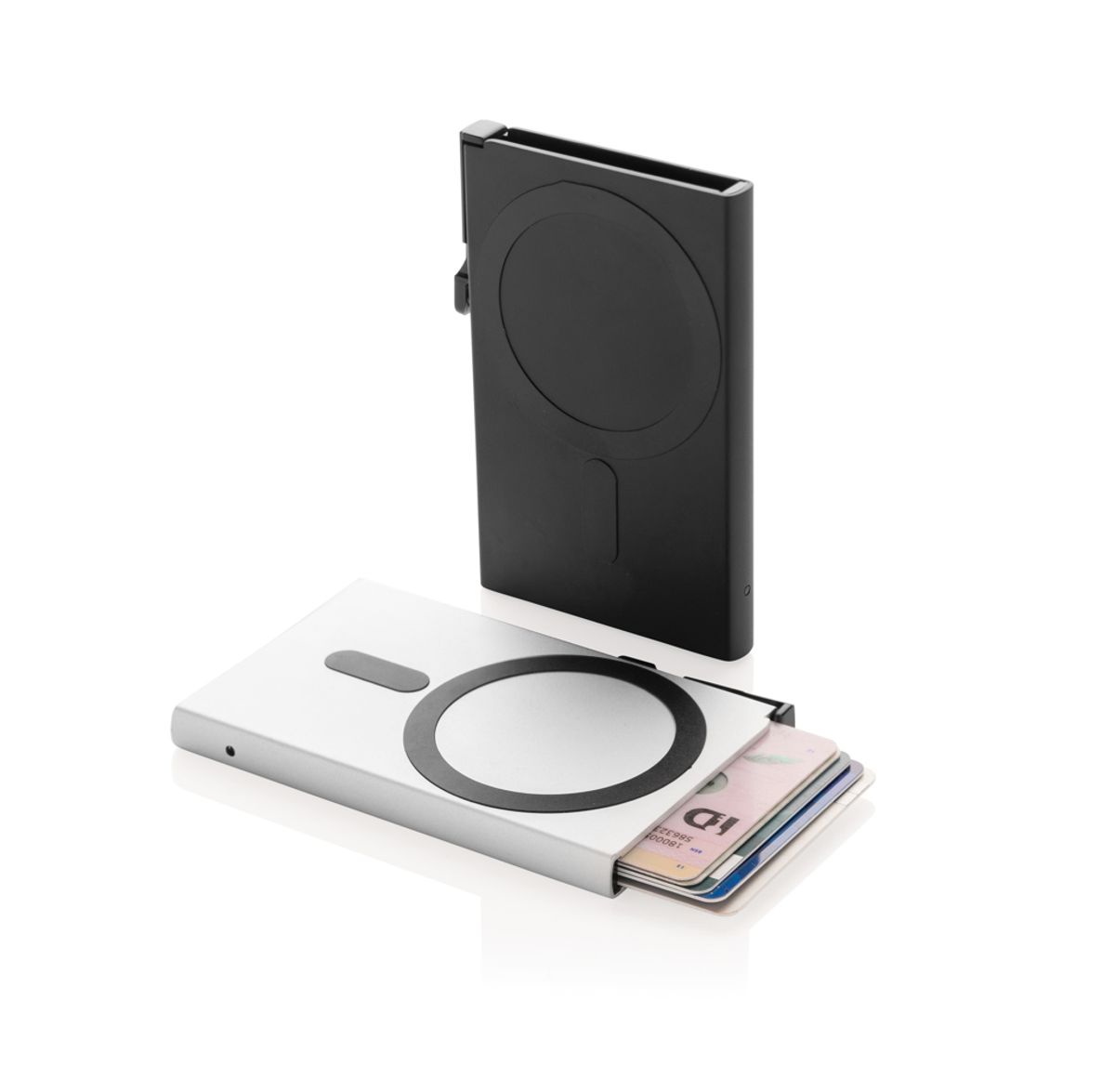 Standard Aluminium Rfid Magnetic Phone Cardholder
