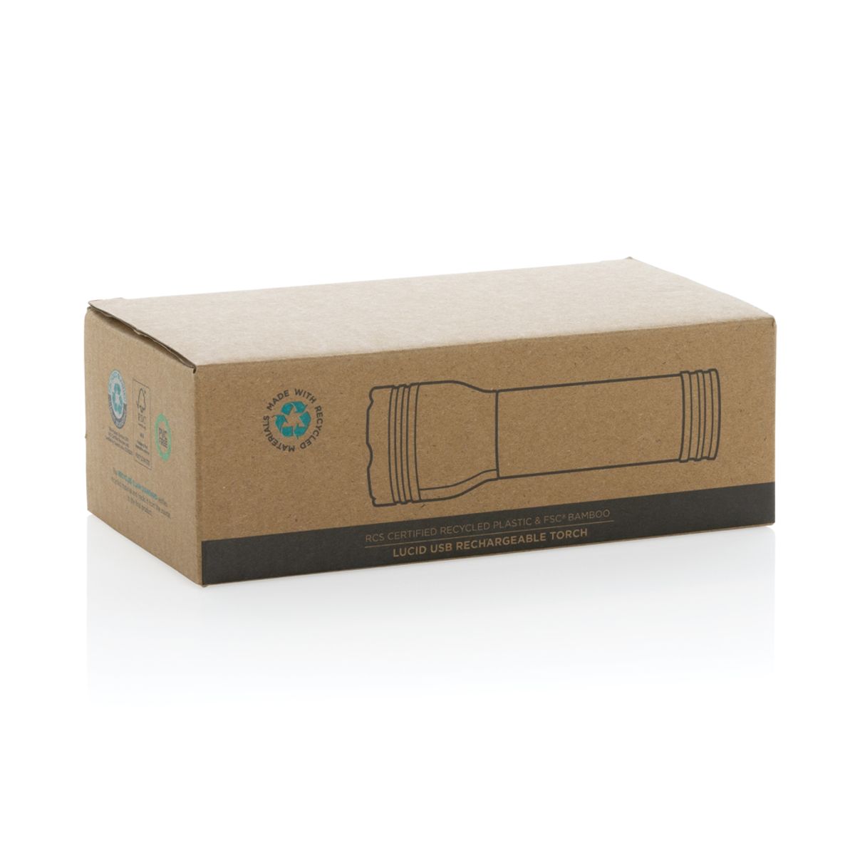 Lucid 3W Rcs Certified Recycled Plastic & Bamboo Torch