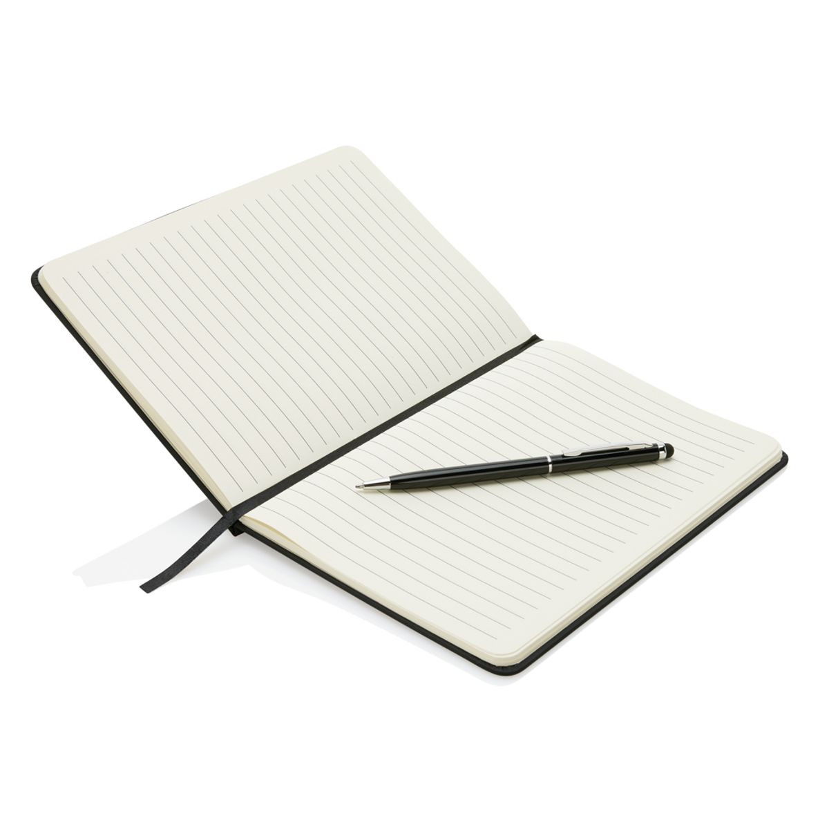 Standard Hardcover Pu A5 Notebook With Stylus Pen