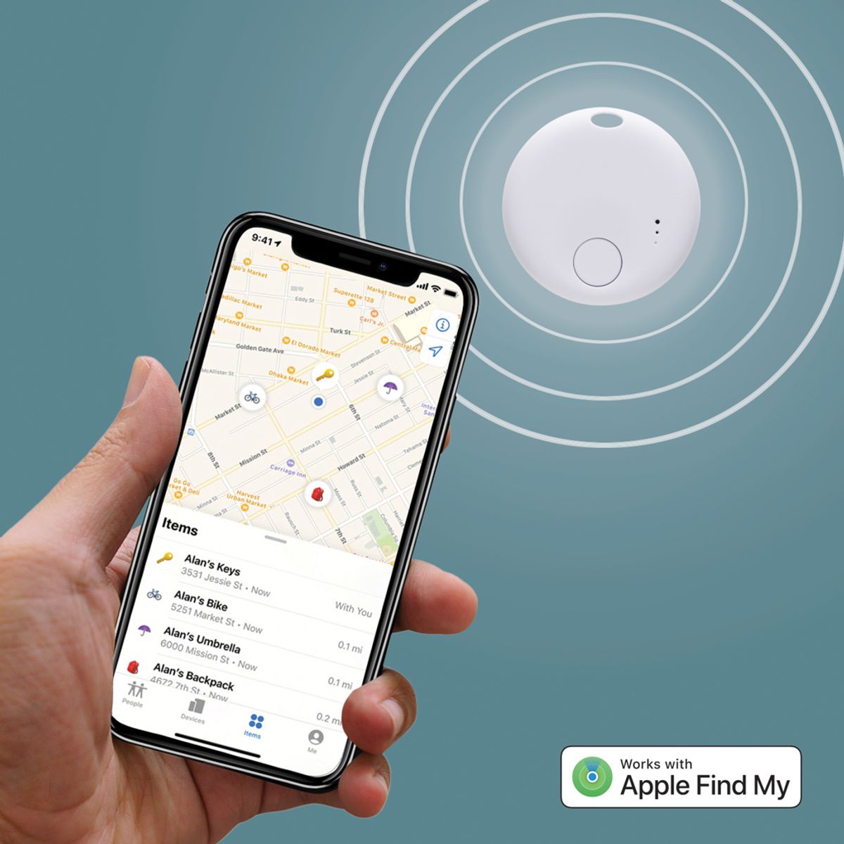 Findmate Rcs Recycled Plastic Item Finder