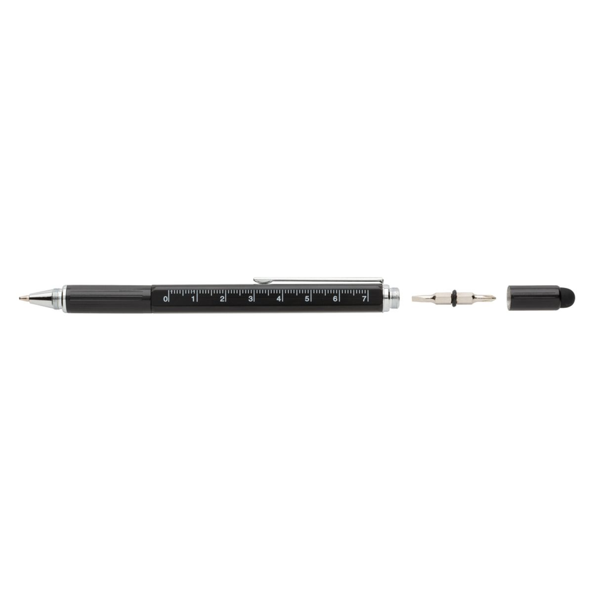 5-in-1 alumīnija instrumentu pildspalva