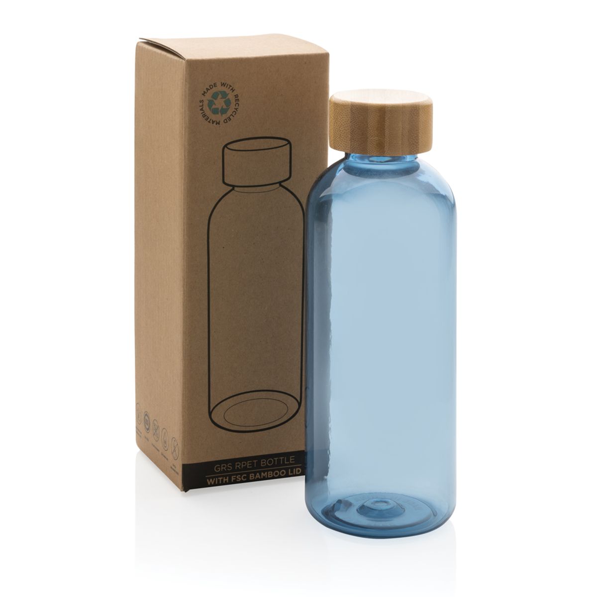 Rcs Rpet Bottle With Bamboo Lid