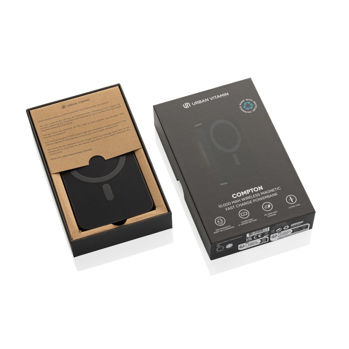 Urban Vitamin Compton Rcs Plastic/Alu 10.000 Mah Powerbank