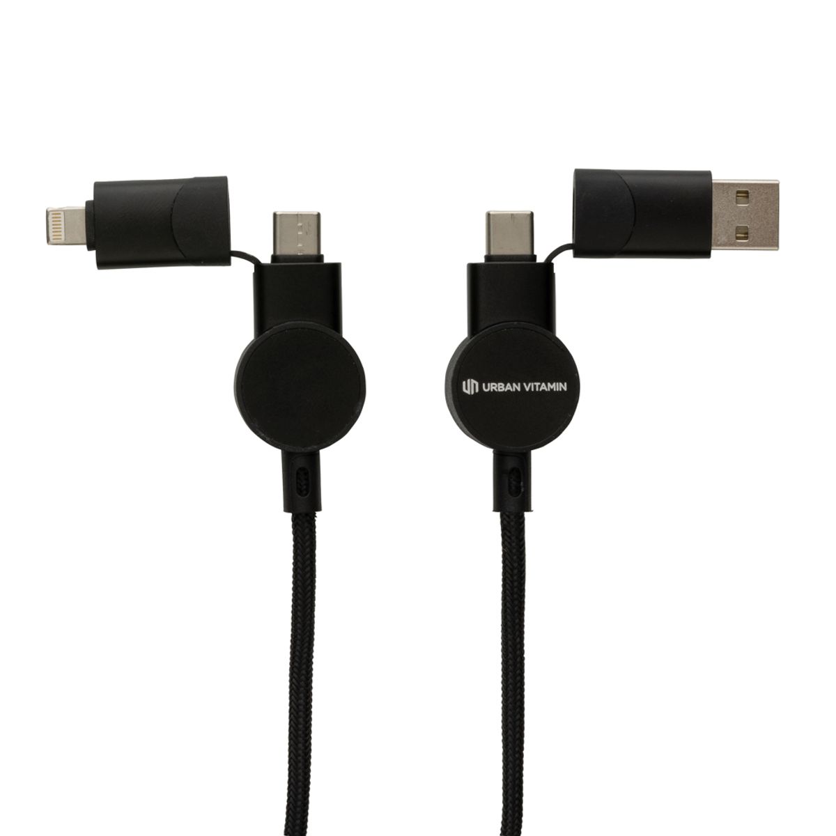 Oakland Rcs Recycled Plastic 6-In-1 Fast Charging 45W Cable