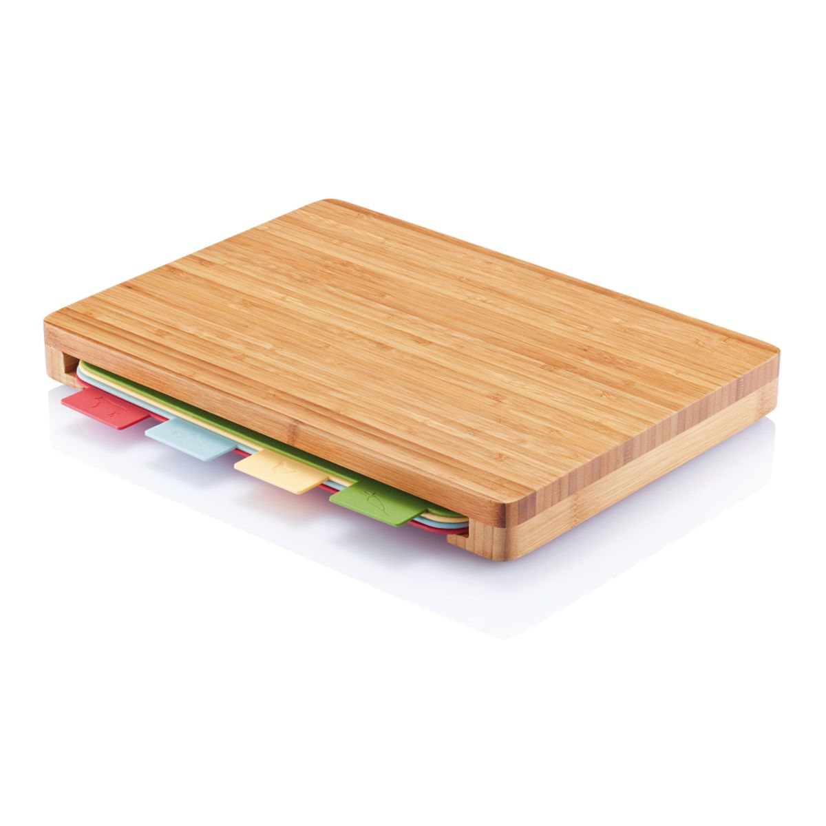 Cutting Board With 4Pcs Hygienic Boards