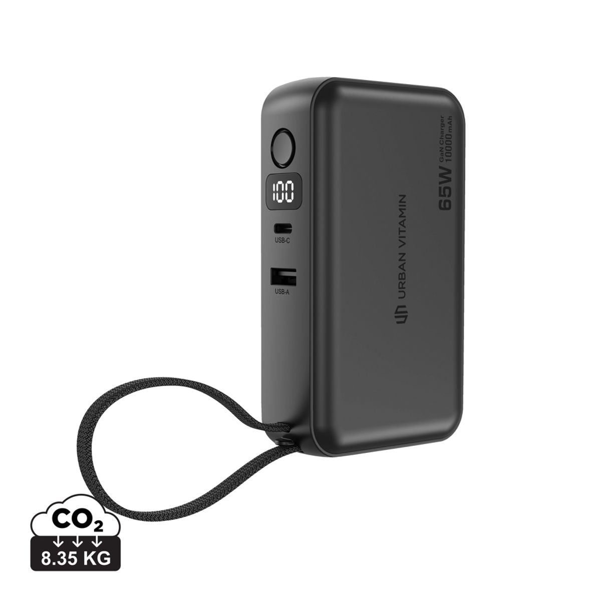 Urban Vitamin Eureka Hybrid Gancharger 10 000 mAh ārējais akumulators, 65 W