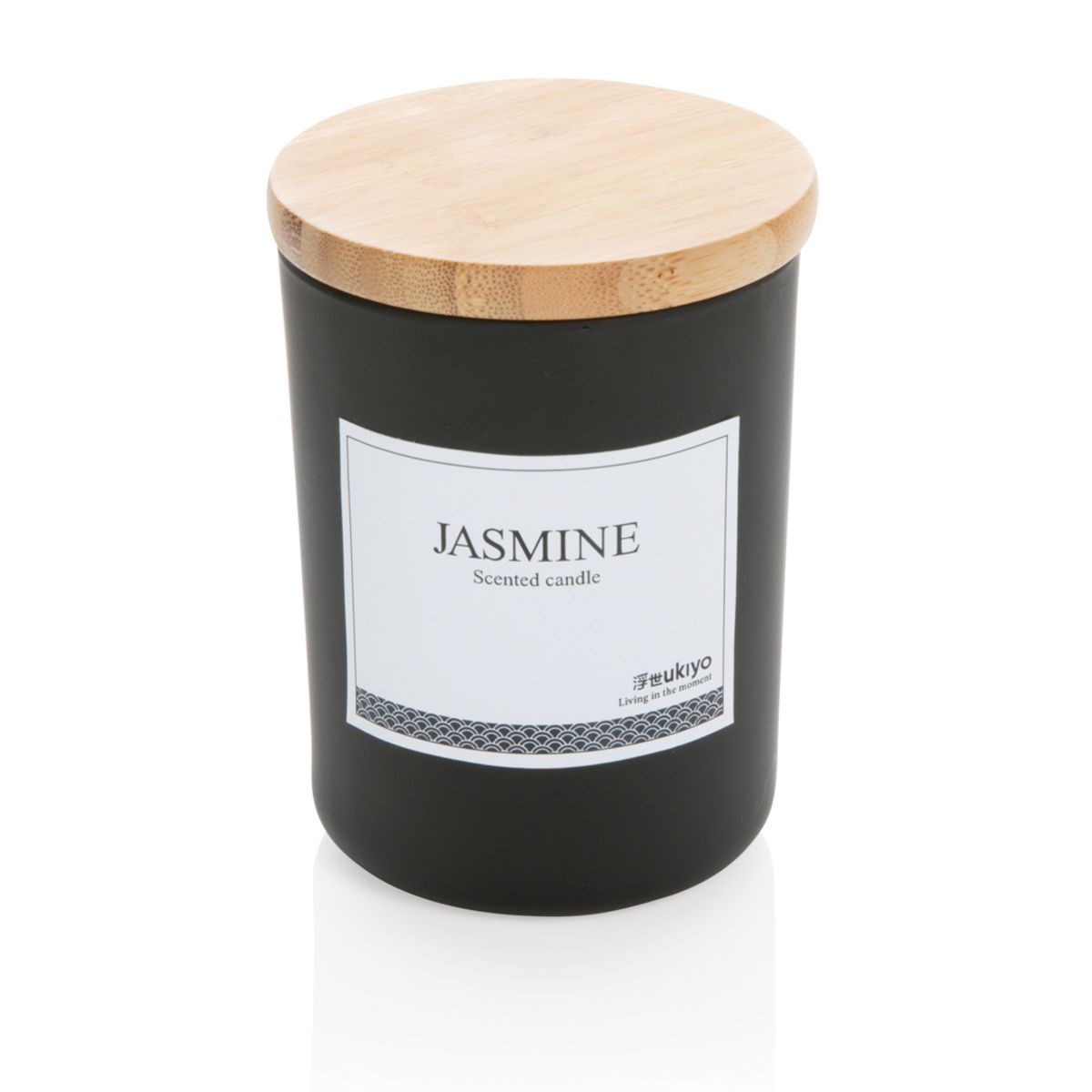 Ukiyo Deluxe Scented Candle With Bamboo Lid