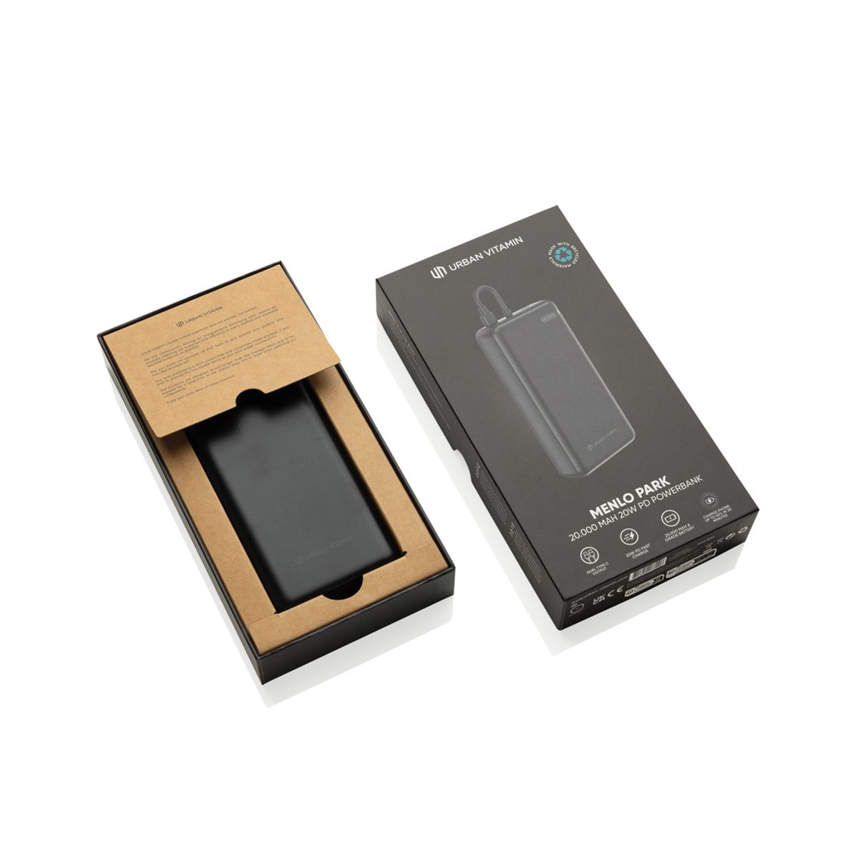 Urban Vitamin Menlo Park Rcs Rplastic 20,000 20Wpd Powerbank