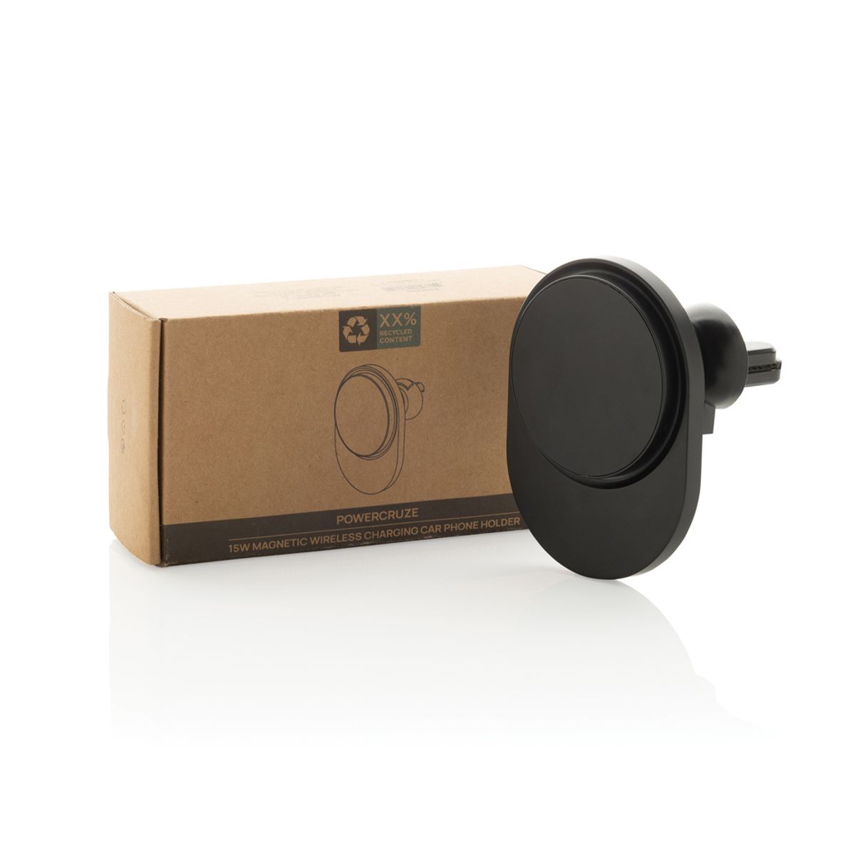 Powercruze Rcs Rplastic 15W Magnetic Charging Car Holder