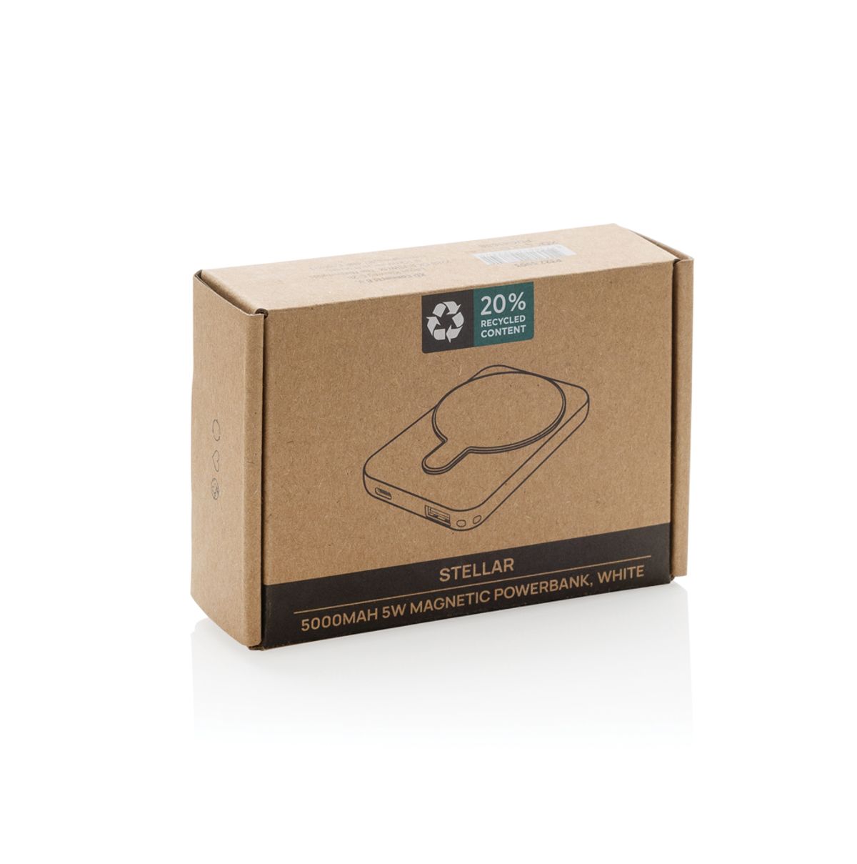 Stellar Rcs Recycled Plastic 5000 Mah 5W Magnetic Powerbank