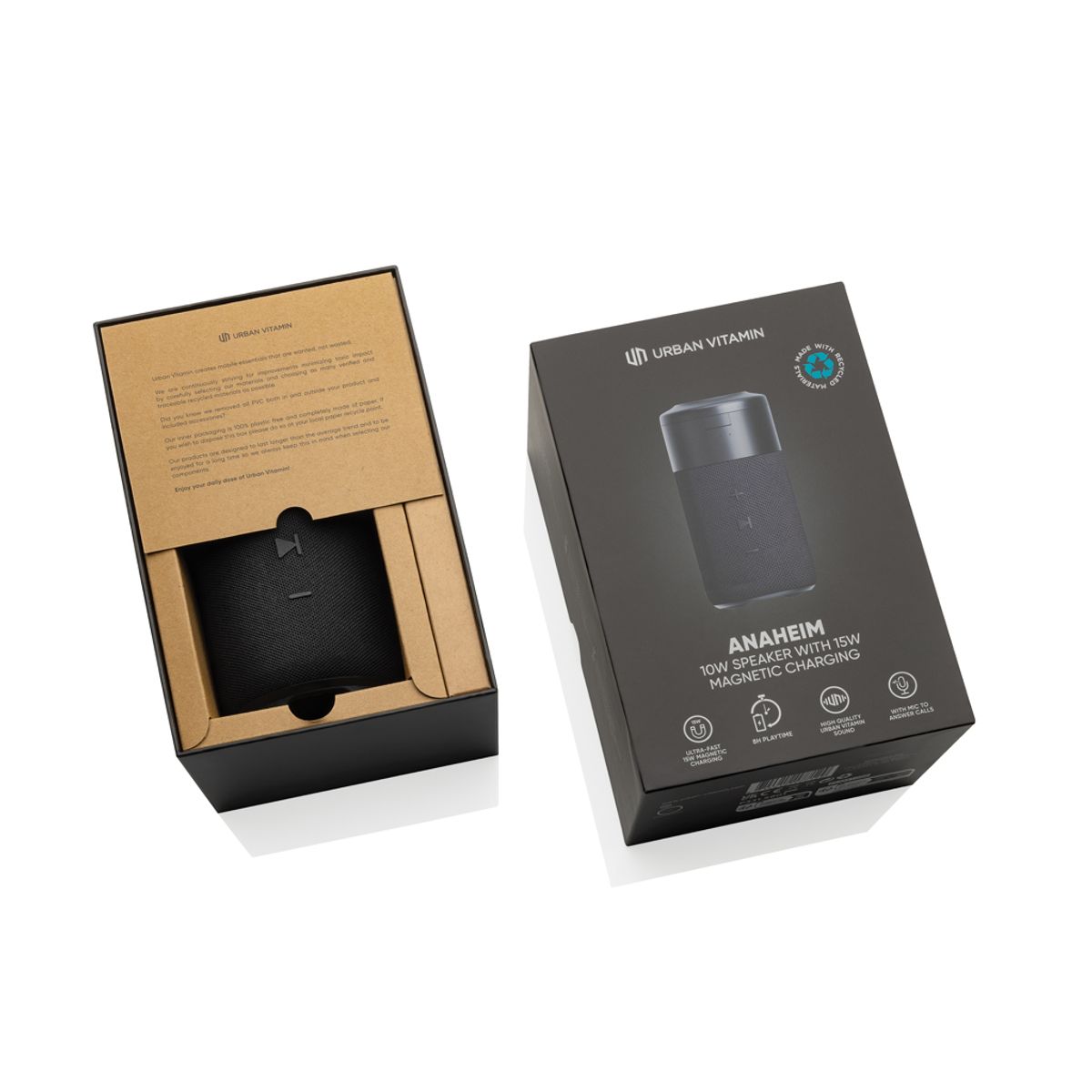 Urban Vitamin Anaheim Rcs Recycled 10W Speaker 15W Charger
