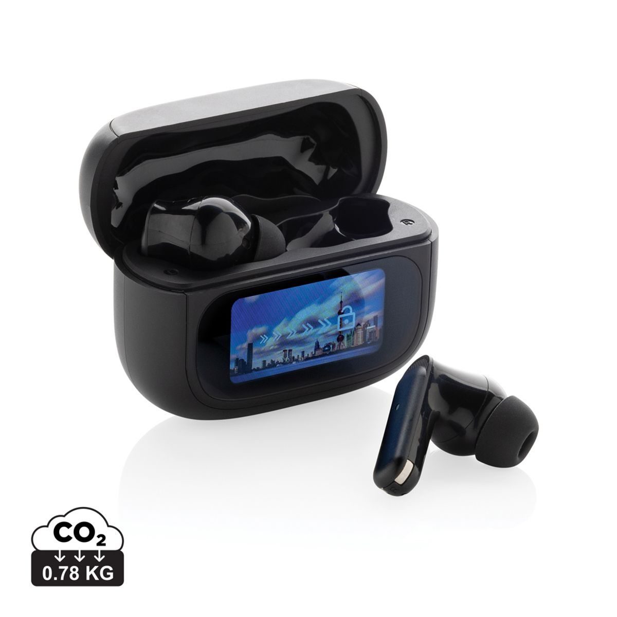 Airtune Rcs Recycled Plastic Anc Earbuds With Touch Screen