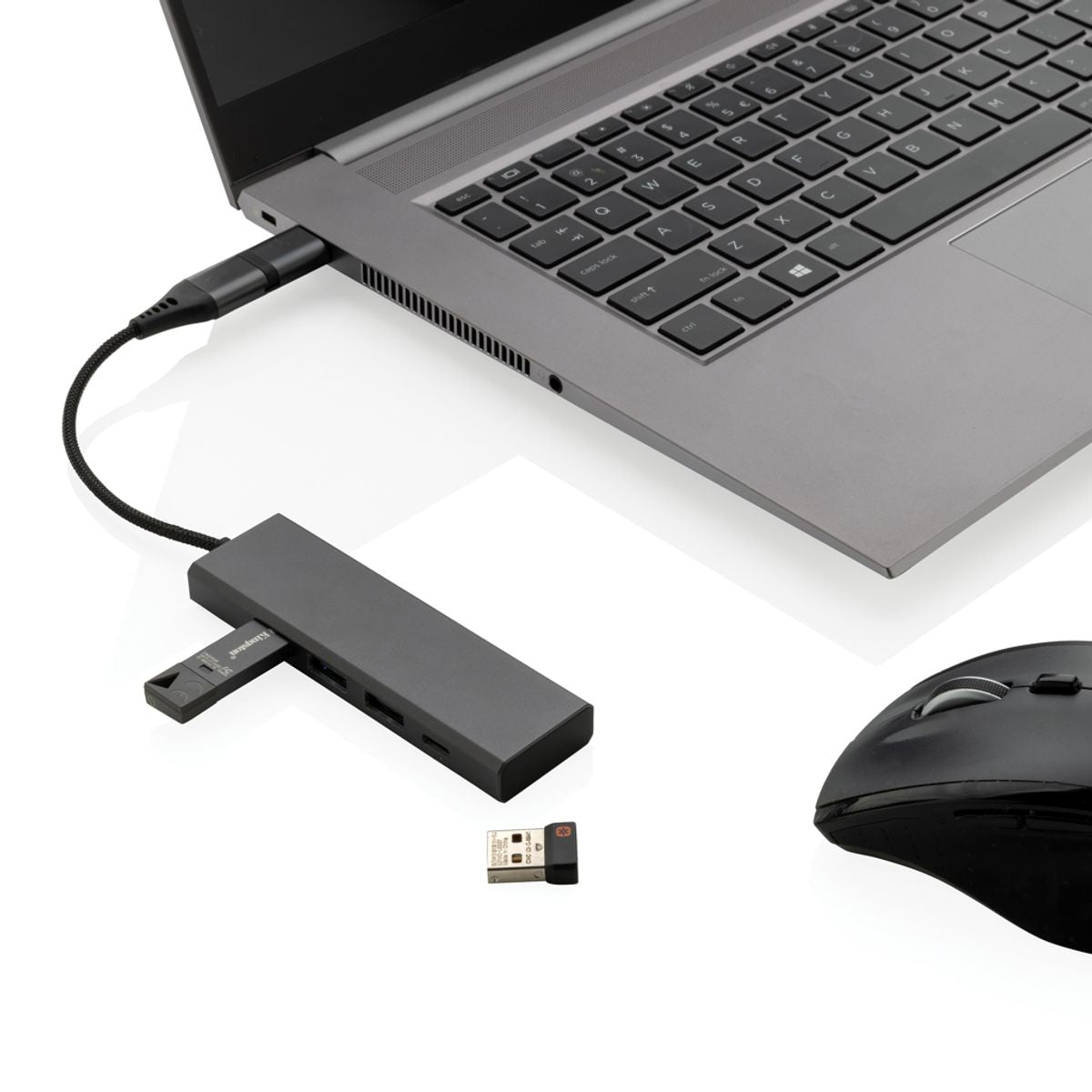 Terra Rcs Recycled Aluminium Hub With 3 Usb Ports