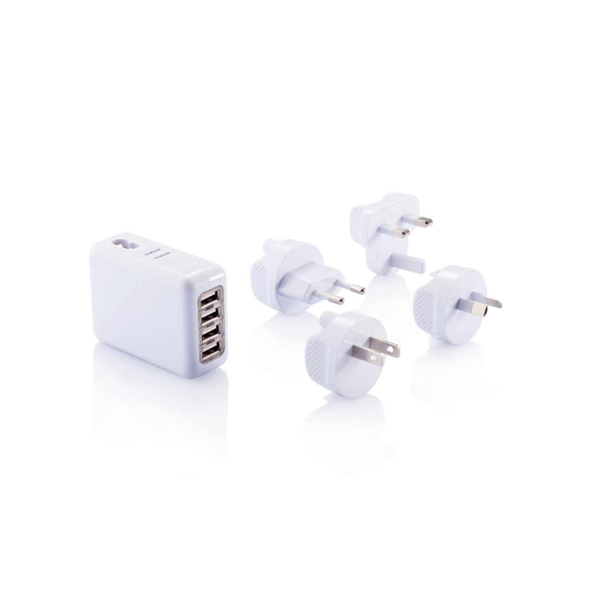 Ceļojuma adapteris ar 4 USB portiem