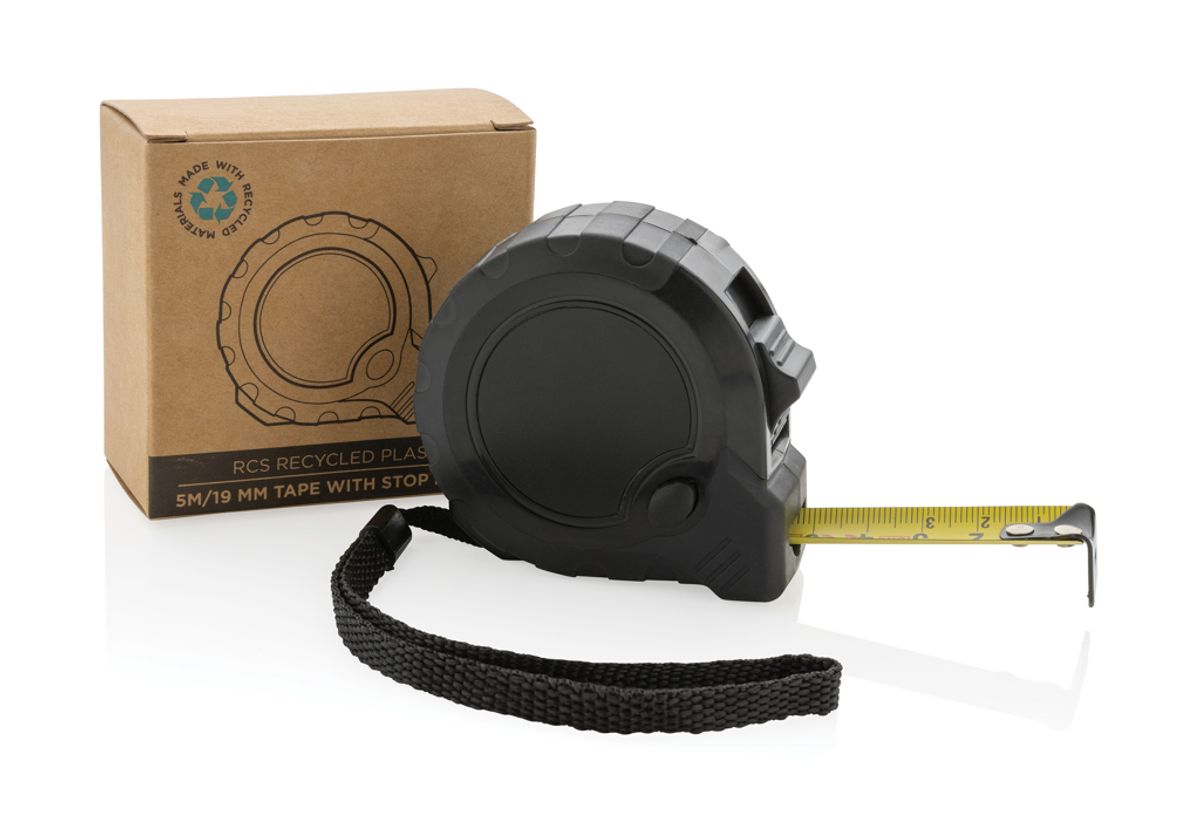 Rcs Recycled Plastic 5M/19 Mm Tape With Stop Button