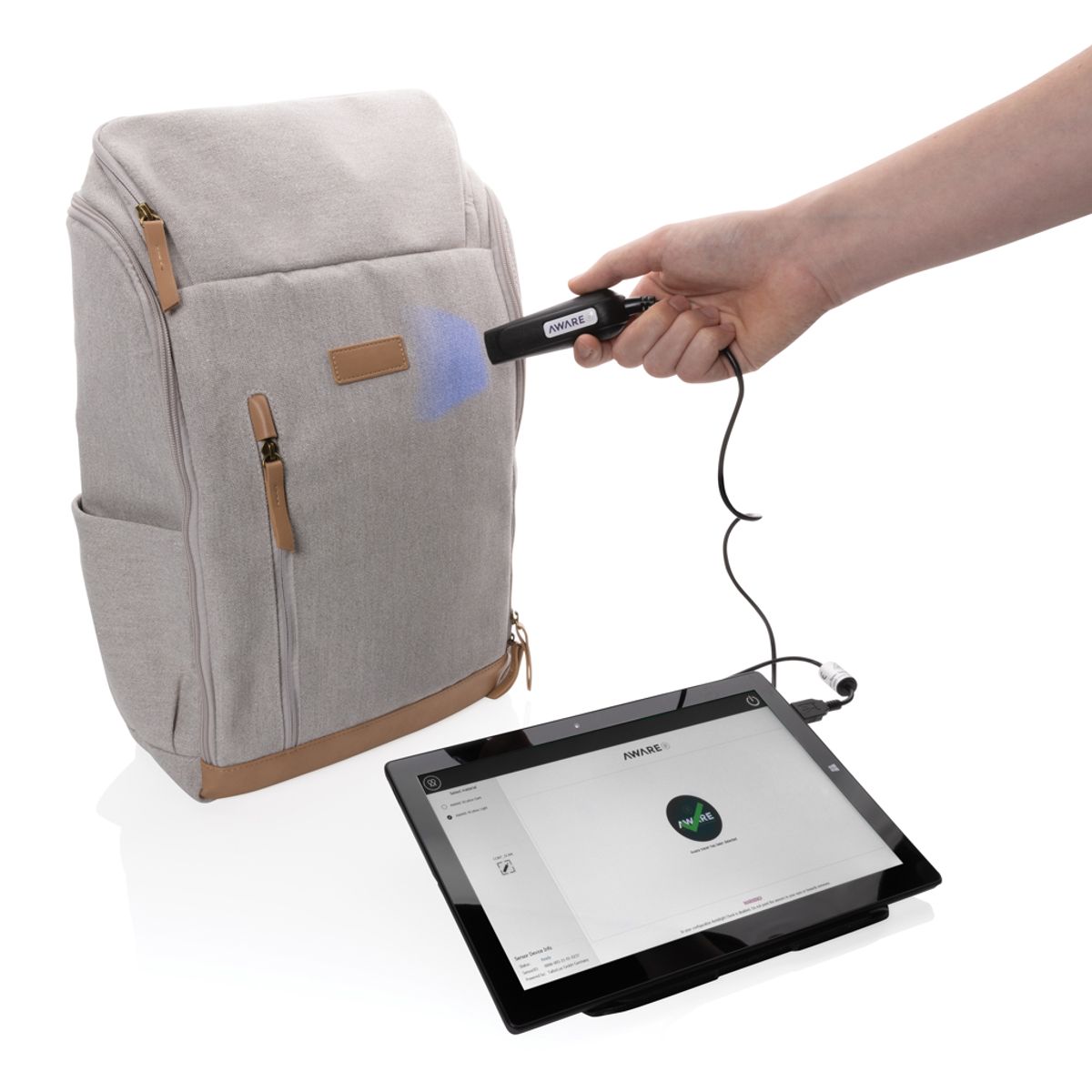 Impact Aware™ 16 Oz. Recycled Canvas 15" Laptop Backpack