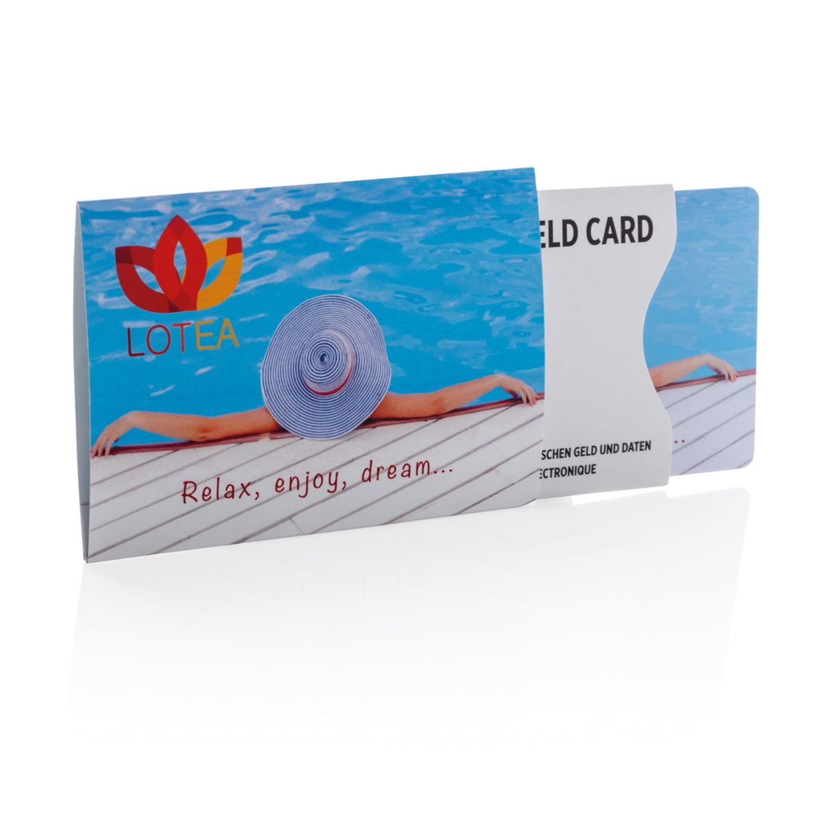 Anti-Skimming Rfid Shield Card With Active Jamming Chip