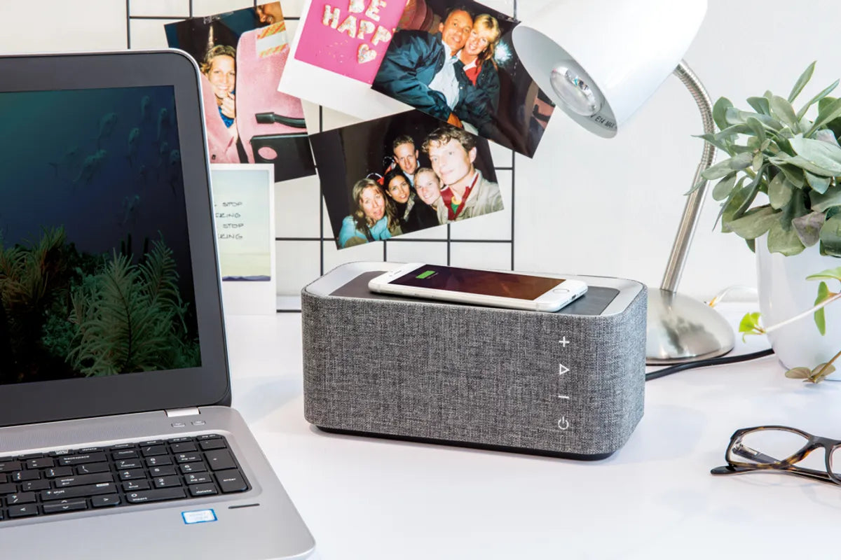Vogue Wireless Charging Speaker