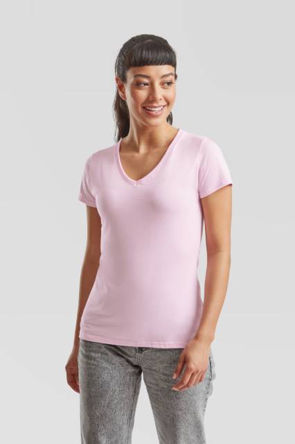 Lady-Fit Valueweight V-Neck T