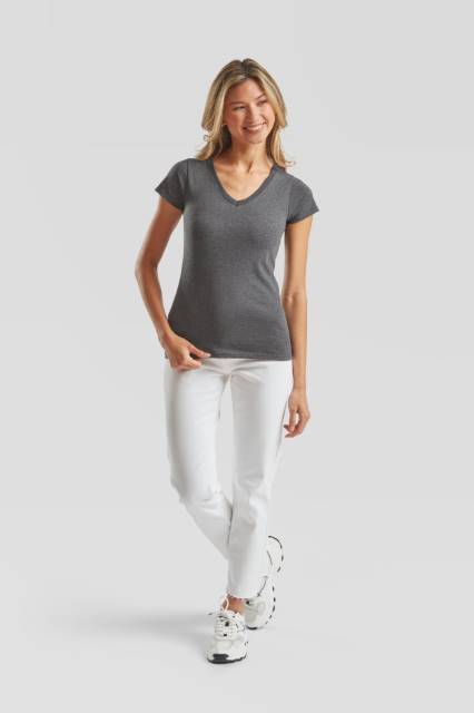 Lady-Fit Valueweight V-Neck T