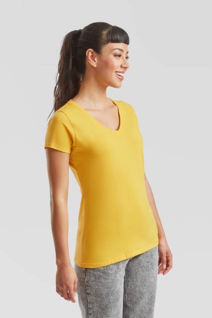 Lady-Fit Valueweight V-Neck T