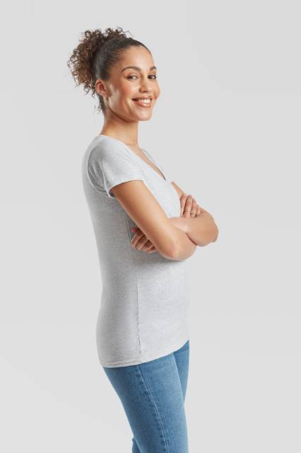 Lady-Fit Valueweight V-Neck T