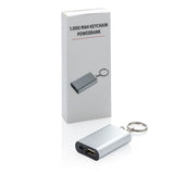 1000 mAh atslēgu piekariņa powerbank