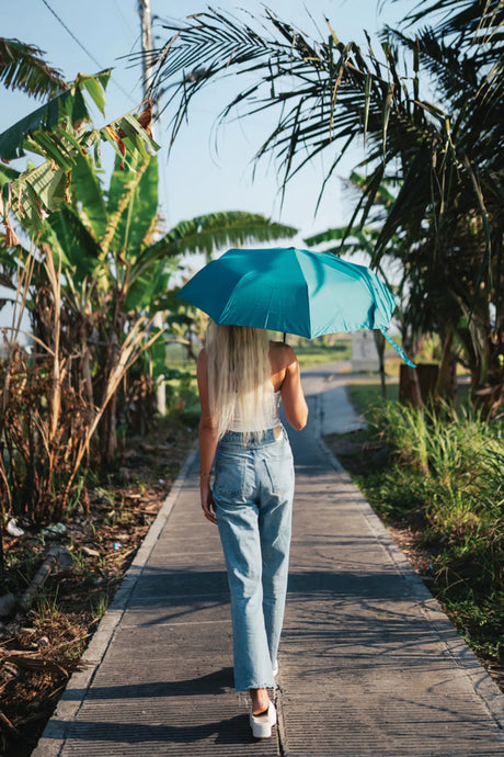 21" Impact Aware™ 190T Mini Auto Open Umbrella