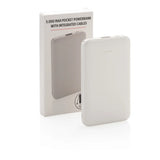 5.000 Mah Pocket Powerbank With Integrated Cables