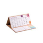 CALECO - Desk calendar with recycled paper hard cover and memo pad