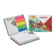 COMB01 - Paper hard cover memo pad with your design on each sticky note