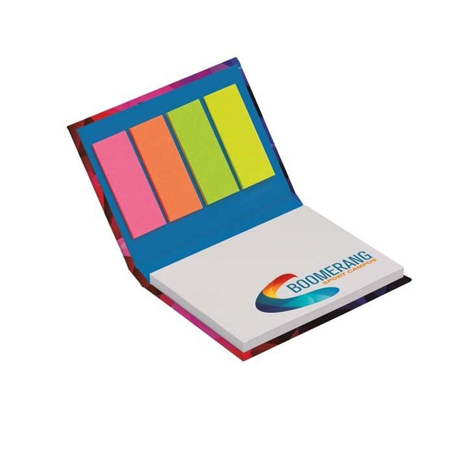 COMB04 - Paper hard cover memo pad with your design on each sticky note