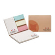 COMBE2 - Recycled paper soft cover memo pad with your design on each sticky note
