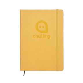 HAPUA5 - A5 size PU-leather hard cover notebook with your design printed sheets