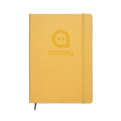 HAPUA5 - A5 size PU-leather hard cover notebook with your design printed sheets