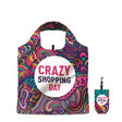 MB1003 - Polyester foldable shopping bag with double layer handles and pouch: 39x50cm