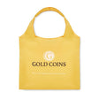 MB1008 - Polyester foldable shopping bag with single layer handles and inside pocket: 41x56cm