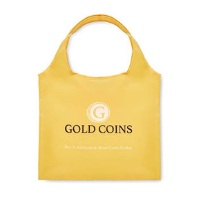 MB1008 - Polyester foldable shopping bag with single layer handles and inside pocket: 41x56cm