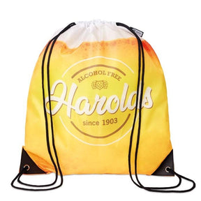 MB3101 - RPET drawstring bag with PU corners