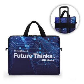 MB5012 - Sublimated neoprene laptop sleeve with zipper and trolley sleeve.